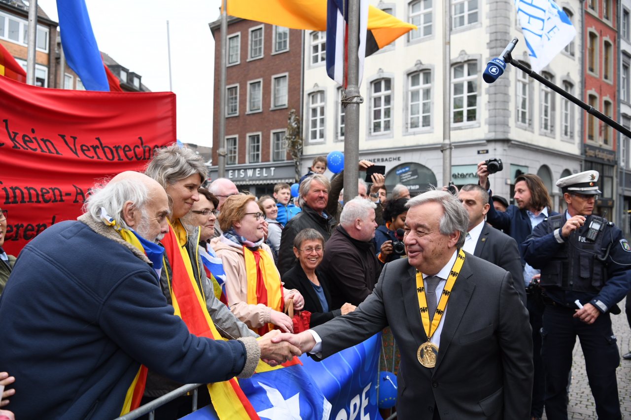 Internationaler Karlspreis Zu Aachen Für António Guterres | Das ...