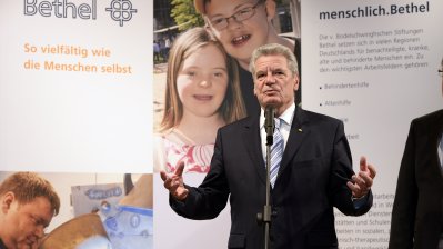 Besuch des Bundespräsidenten Joachim Gauck in Bielefeld, 18.02.2014