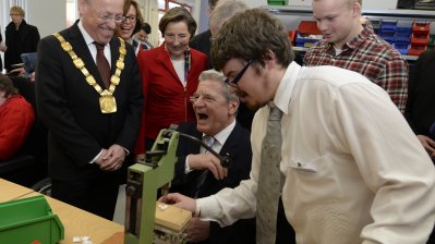 Besuch des Bundespräsidenten Joachim Gauck in Bielefeld, 18.02.2014