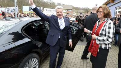 Besuch des Bundespräsidenten Joachim Gauck in Bielefeld, 18.02.2014