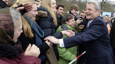 Besuch des Bundespräsidenten Joachim Gauck in Bielefeld, 18.02.2014