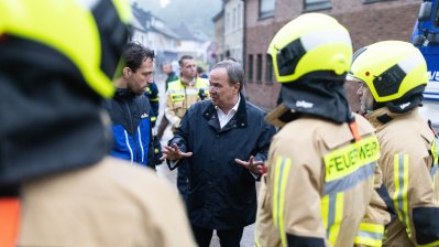 Ministerpräsident Armin Laschet besucht Stolberg