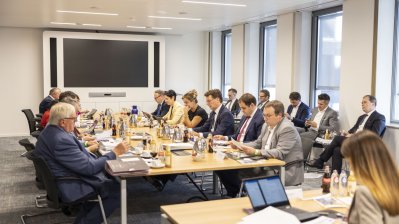 Kabinettsitzung in der Vertretung des Landes Nordrhein-Westfalen bei der Europäischen Union