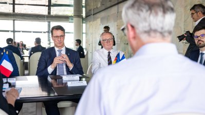 Treffen mit Frankreichs Wirtschaftsminister Bruno Le Maire