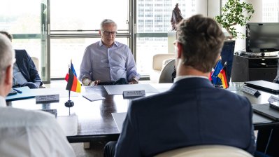 Treffen mit Frankreichs Wirtschaftsminister Bruno Le Maire