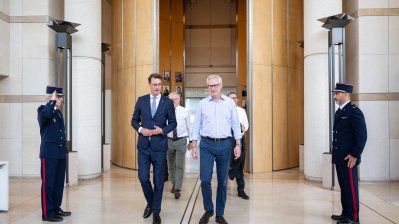 Treffen mit Frankreichs Wirtschaftsminister Bruno Le Maire