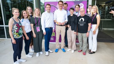 Besuch des Olympischen Jugendlagers des Landessportbundes NRW