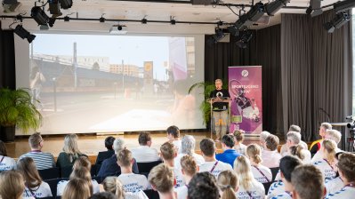 Besuch des Olympischen Jugendlagers des Landessportbundes NRW