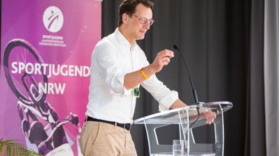 Besuch des Olympischen Jugendlagers des Landessportbundes NRW