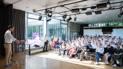 Besuch des Olympischen Jugendlagers des Landessportbundes NRW