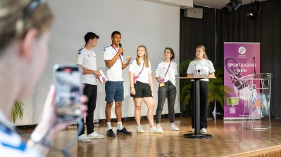 Besuch des Olympischen Jugendlagers des Landessportbundes NRW