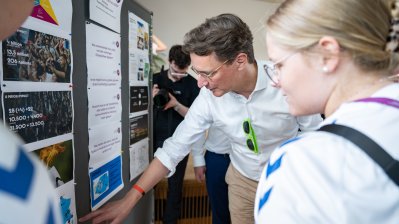 Besuch des Olympischen Jugendlagers des Landessportbundes NRW