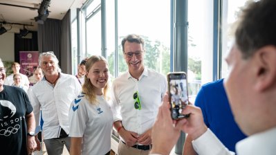 Besuch des Olympischen Jugendlagers des Landessportbundes NRW