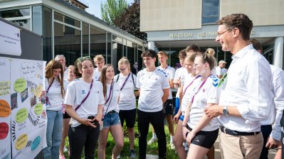 Besuch des Olympischen Jugendlagers des Landessportbundes NRW