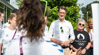 Besuch des Olympischen Jugendlagers des Landessportbundes NRW