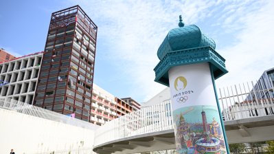 Besuch im Olympischen Dorf