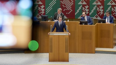 Landtag Nordrhein-Westfalen verabschiedet Haushaltsplan 2024