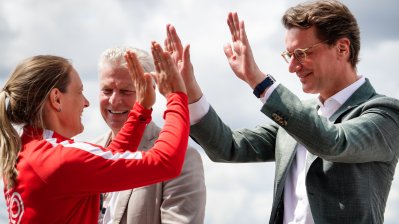 Ministerpräsident Hendrik Wüst besucht die FINALS in Düsseldorf