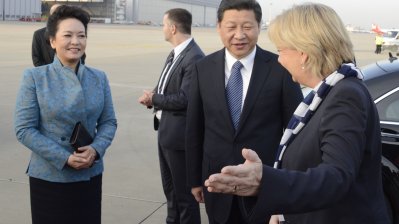 Abreise des chinesischen Staatspräsidenten Xi Jinping, 30. März 2014