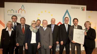 Europaaktive Kommunen aus NRW ausgezeichnet, 12.04.2013