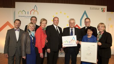 Europaaktive Kommunen aus NRW ausgezeichnet, 12.04.2013