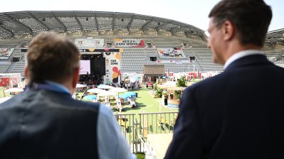 Gespräch mit dem DOSB am Deutschen Haus