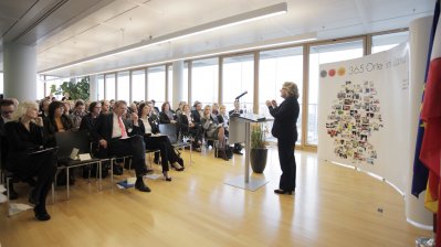 Ministerin Schulze empfängt Preisträger im Wettbewerb „365 Orte im Land der Ideen“ 2012 aus Nordrhein-Westfalen, 10.01.2013