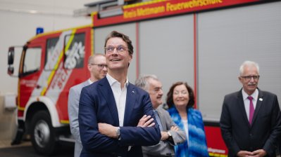 Besuch der Kreisleitstelle und der Feuerwehrschule des Kreises Mettmann