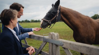 Besuch bei der achtfachen Olympiasiegerin Isabell Werth in Rheinberg