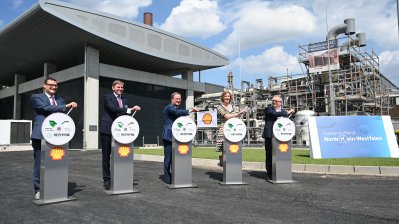 Ministerpräsident Armin Laschet eröffnet eine der weltweit ersten Anlagen zur Herstellung von grünem Wasserstoff