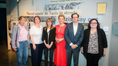Kulturministerium und Holocaust Museum Chicago wollen bei politischer Bildung zusammenarbeiten - Gruppenfoto