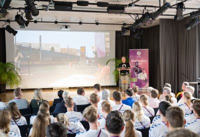 Besuch des Olympischen Jugendlagers des Landessportbundes NRW