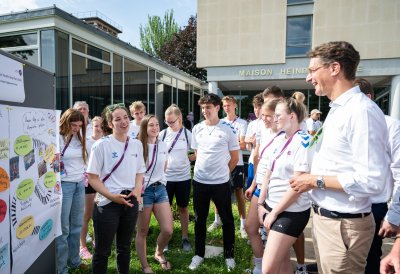 Besuch des Olympischen Jugendlagers des Landessportbundes NRW