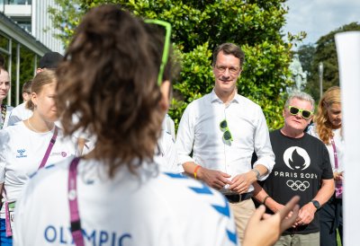 Besuch des Olympischen Jugendlagers des Landessportbundes NRW