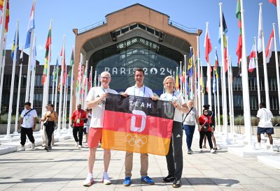 Besuch im Olympischen Dorf