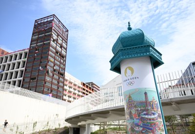 Besuch im Olympischen Dorf