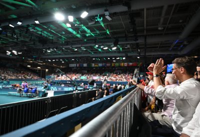 Besuch des Mixed-Finale im Tischtennis