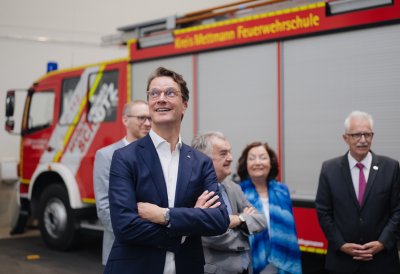 Besuch der Kreisleitstelle und der Feuerwehrschule des Kreises Mettmann