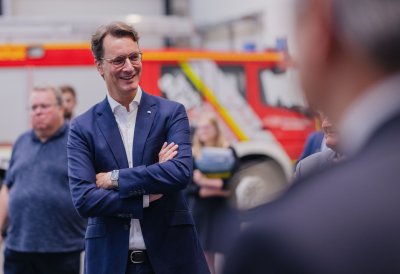 Besuch der Kreisleitstelle und der Feuerwehrschule des Kreises Mettmann