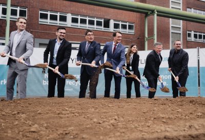 Bekanntgabe des Industriestandorts der Firma cylib GmbH im Chempark Dormagen