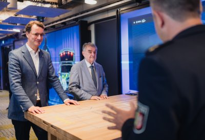 Besuch des Innovation Labs der Polizei NRW in Duisburg