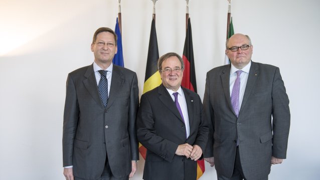 Ministerpräsident Laschet empfängt den Botschafter des Königreichs Belgien