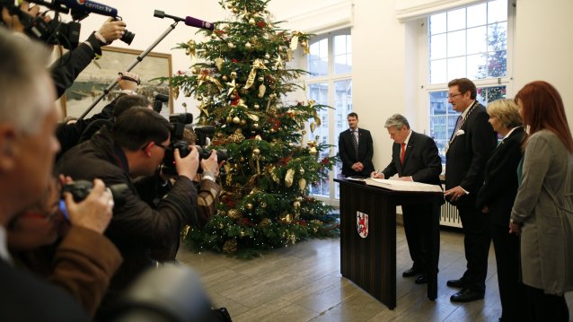 Antrittsbesuch des Bundespräsidenten, 26.11.2012