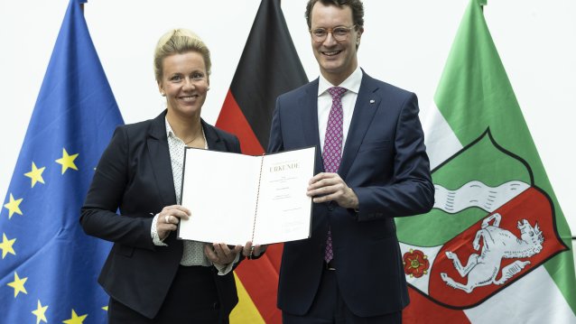 Ina Brandes zur neuen Ministerin für Verkehr des Landes Nordrhein-Westfalen ernannt