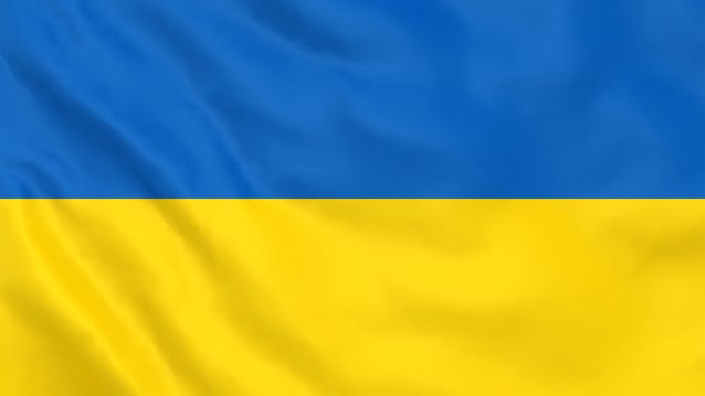 Flagge der Ukraine