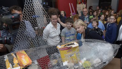 Kulturrucksack NRW: Besuch im Kulturzentrum Fabrik Heeder in Krefeld, 26.06.2014