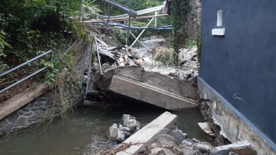 Wiederaufbau in Rekordzeit: Neue Brücke steht 52 Tage nach der Unwetterkatastrophe