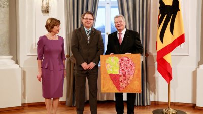 Dr. Angelica Schwall-Düren, Ministerin für Bundesangelegenheiten, auf Schloss Bellevue beim Bundespräsidenten, 10.01.2014