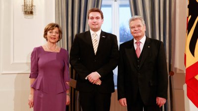 Dr. Angelica Schwall-Düren, Ministerin für Bundesangelegenheiten, auf Schloss Bellevue beim Bundespräsidenten, 10.01.2014