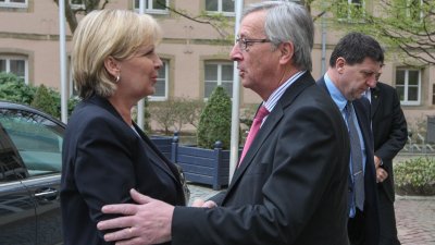 Ministerpräsidentin Hannelore Kraft besucht Luxemburg, 23.04.2013